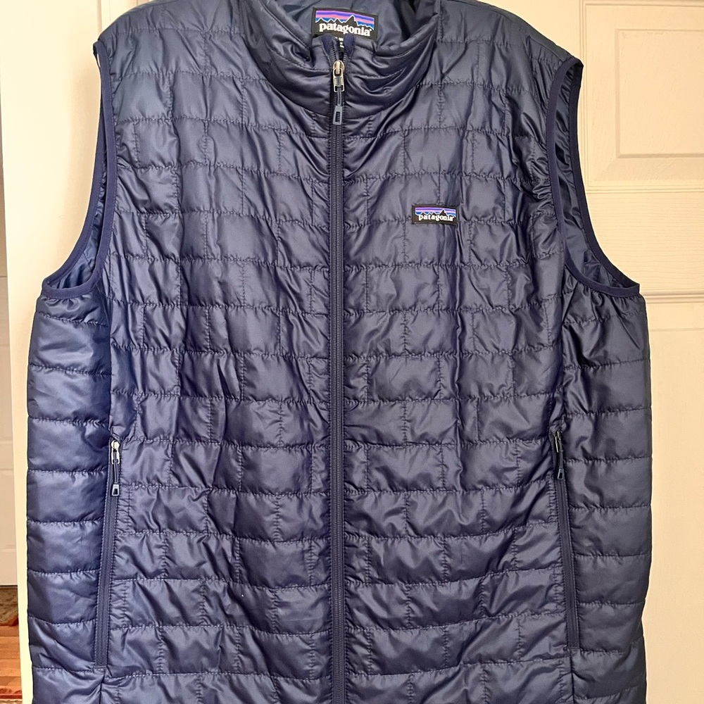 Patagonia Navy Quilted Jacket